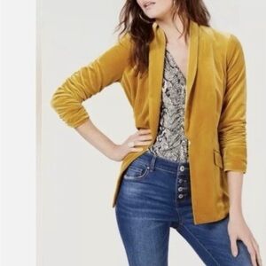 J. Crew Women’s Golden Velvet Blazer Size 8